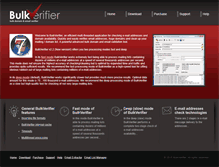 Tablet Screenshot of bulkverifier.com